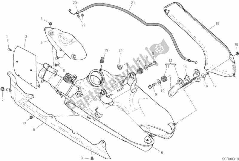 Wszystkie części do T? Umik Ducati Superbike Panigale V2 955 2020